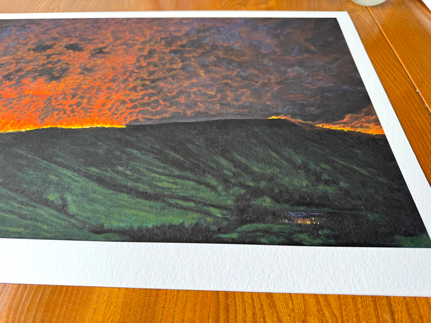 Saddleworth Moor Fire, Limited Edition Giclèe Print (A2)