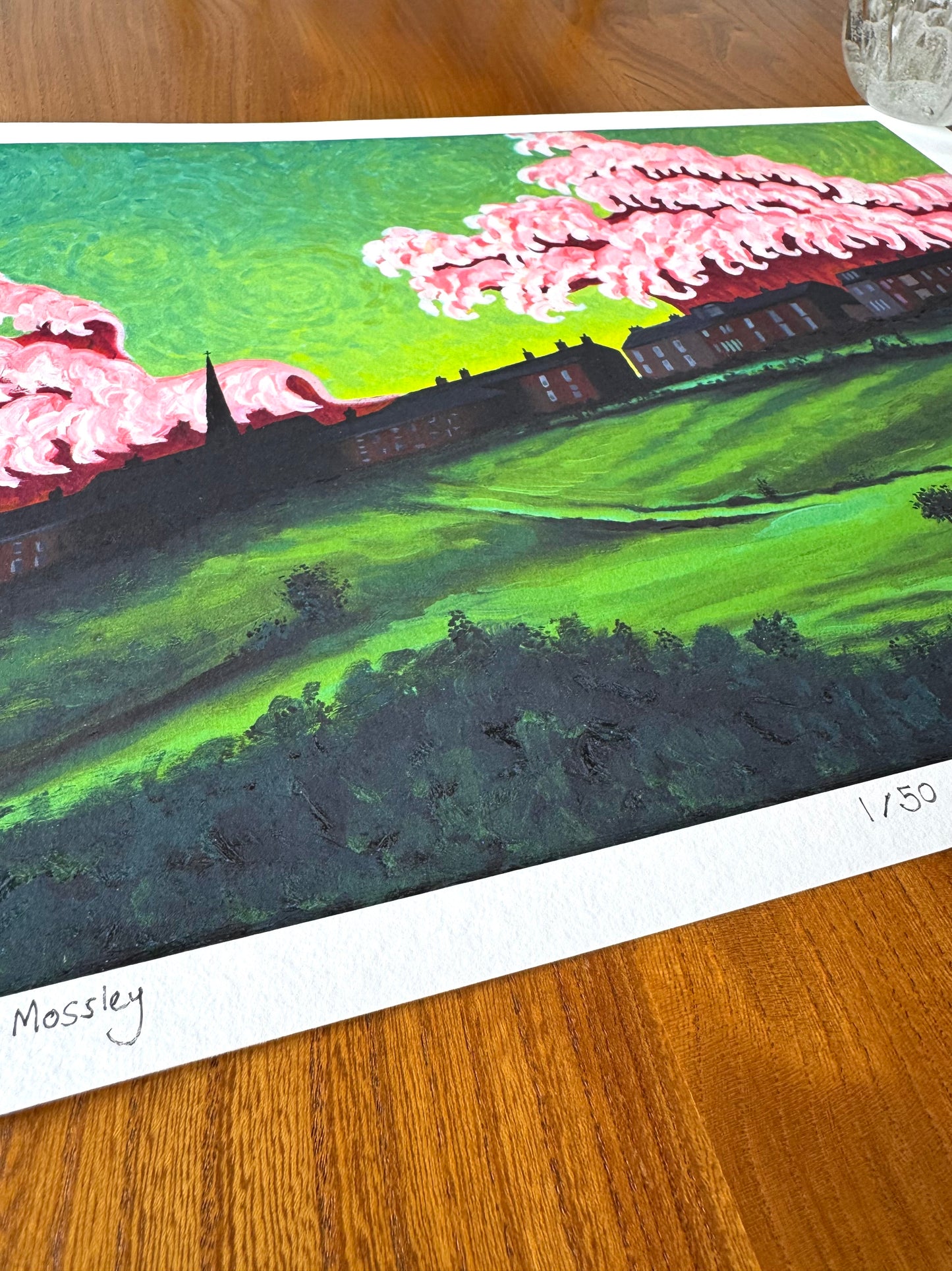 Big Wave over Mossley, Limited Edition Giclèe Print (A3)