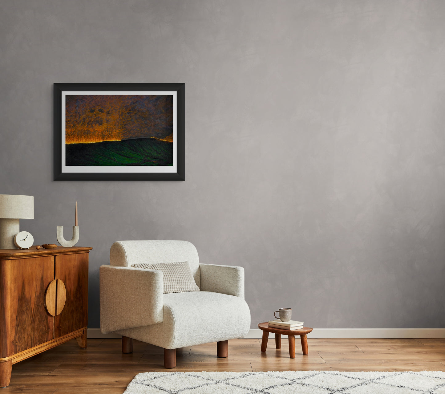Saddleworth Moor Fire, Limited Edition Giclèe Print (A2)