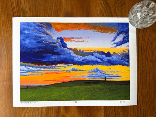 Hartshead Pike no 2, Limited Edition Giclèe Print (A3)