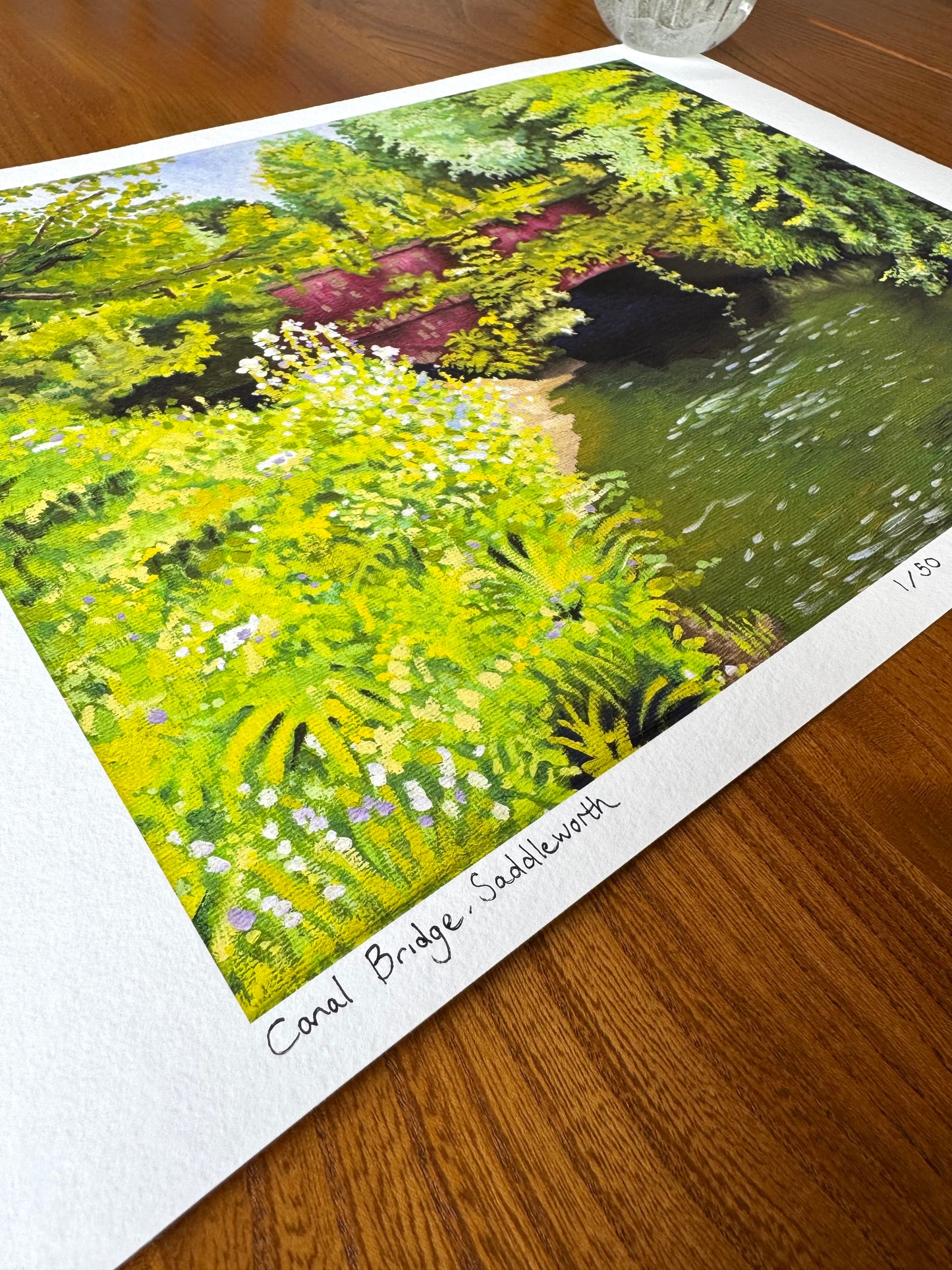 Saddleworth Canal Bridge, Limited Edition Giclèe Print (A3)