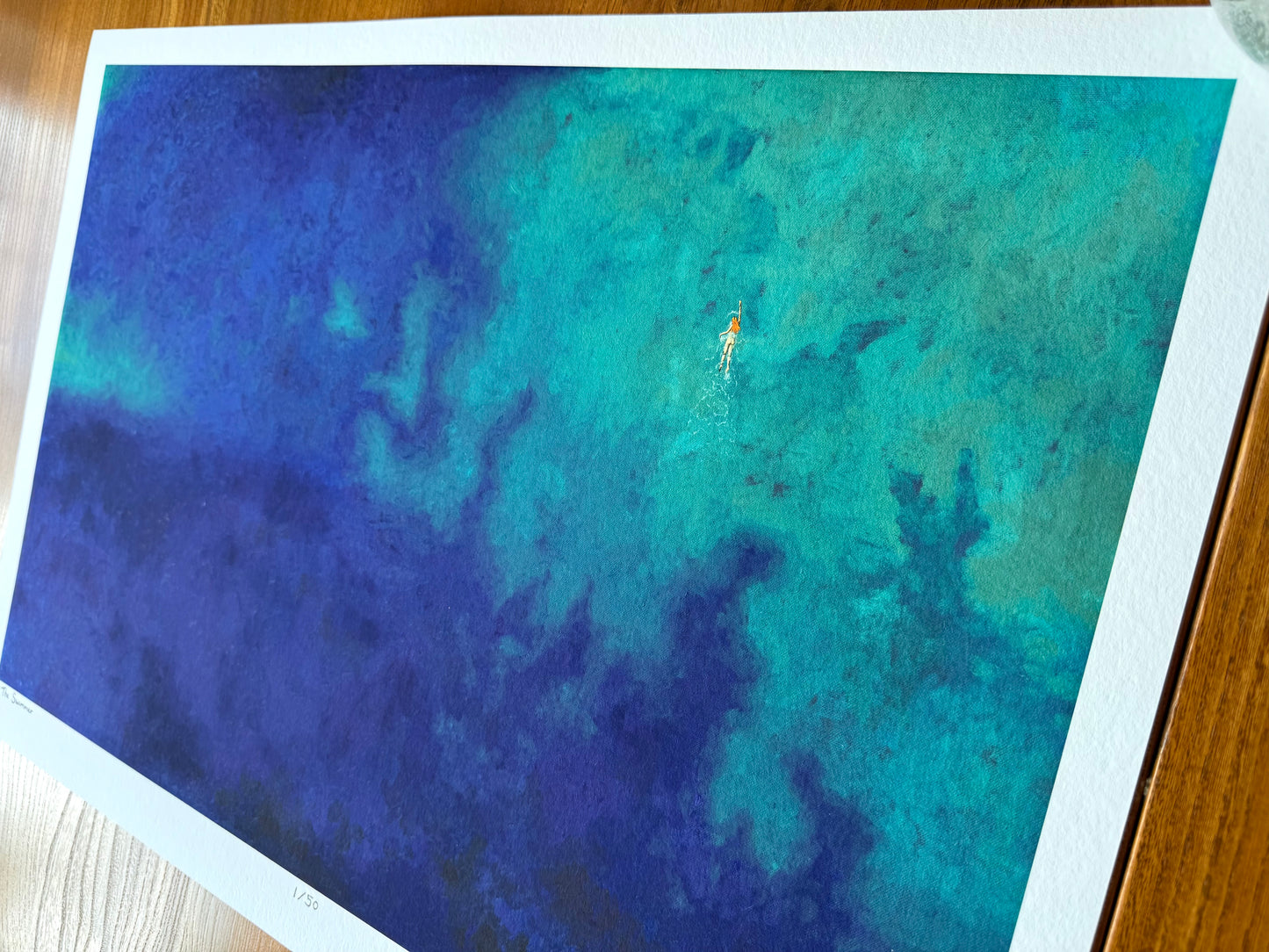 The Swimmer, Limited Edition Giclèe Print (A2)