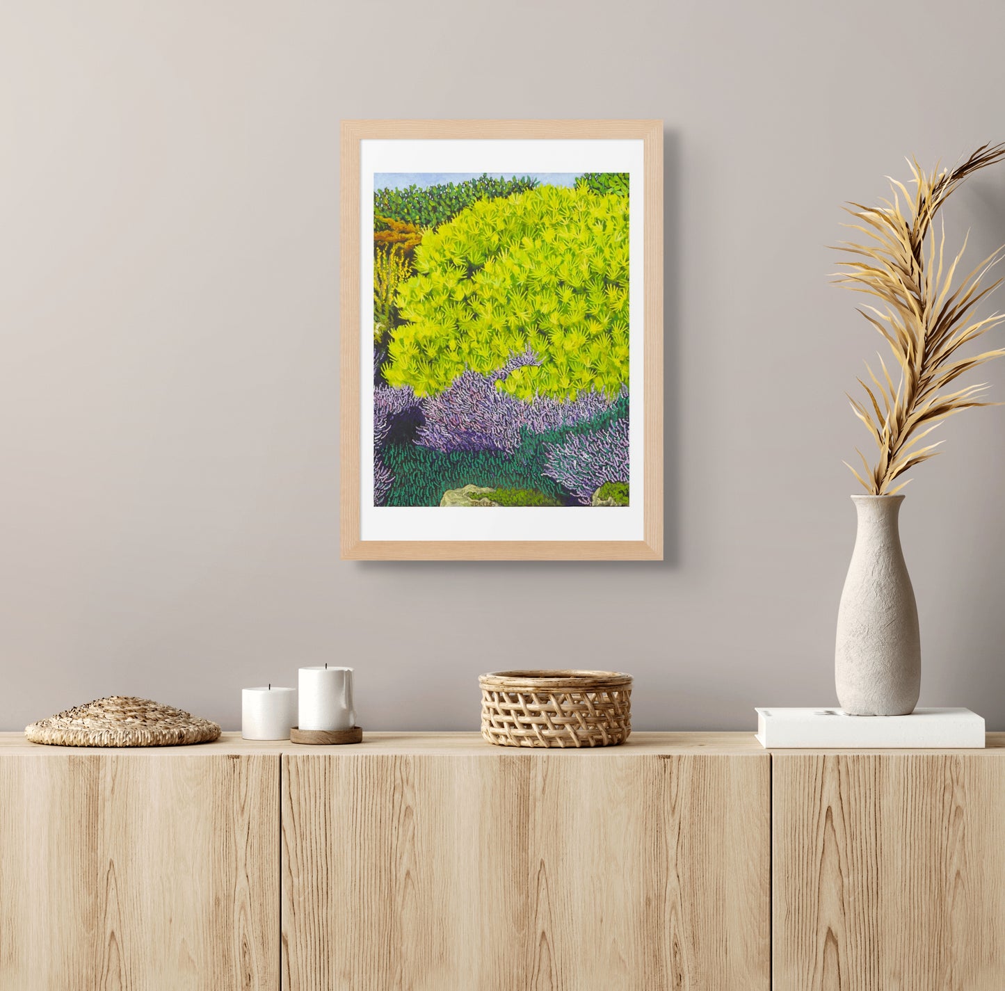 Study on Bushes, Limited Edition Giclèe Print (A3)