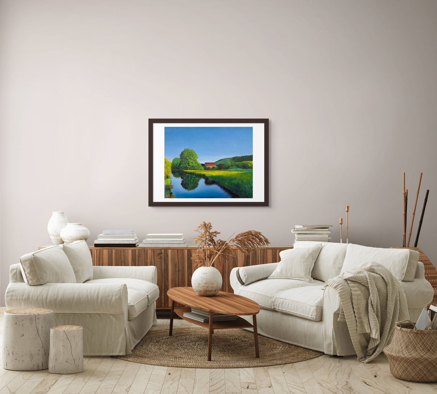 Mossley Summer Evening, Limited Edition Giclèe Print (A2)